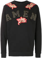Thumbnail for your product : Amen logo print sweatshirt