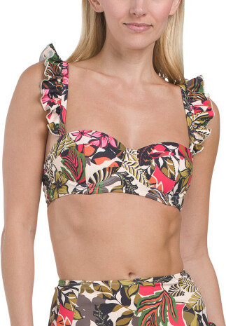 TJMAXX Wila Bikini Swim Top For Women, Spandex/Polyester