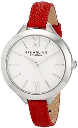 Stuhrling Original Women's 975.02 Vogue Analog Display Quartz Red Watch