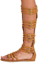 Thumbnail for your product : Dollhouse Studded Knee-High Gladiator Sandals
