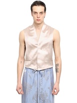 Thumbnail for your product : Haider Ackermann Viscose & Silk Jacquard Vest