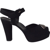 Thumbnail for your product : Sonia Rykiel 100% Authentic Paris Heels Pumps open toe Black Gold Kiss