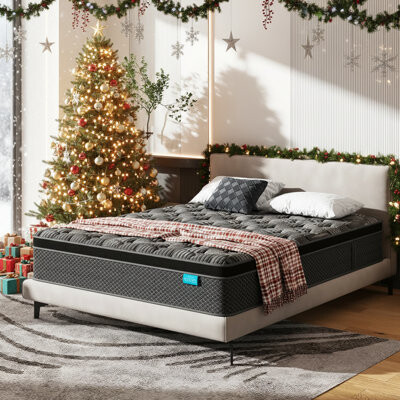 Usry Mattress, 10/12/14 Gel Memory Foam Hybrid Mattress in a Box