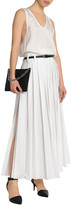 Thumbnail for your product : Haider Ackermann Silk And Pleated Poplin Maxi Dress