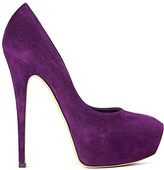 Thumbnail for your product : Casadei Elphaba suede courts