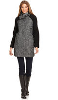 Thumbnail for your product : Style&Co. Mixed-Media Tweed Coat