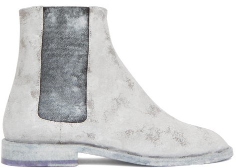 mens white leather chelsea boots
