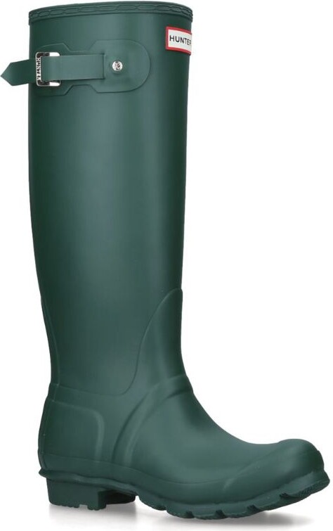 hunter green duck boots