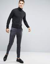 Thumbnail for your product : ASOS Design Wedding Slim Suit Pant 100% Wool In Charcoal