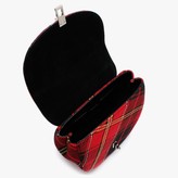 Thumbnail for your product : Vivienne Westwood Sofia Red & Black Tartan Textile Saddle Bag