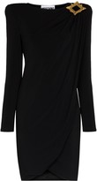Thumbnail for your product : Moschino Draped Exaggerated Shoulder Dress