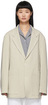 Thumbnail for your product : Studio Nicholson Taupe Conde Tailored Jacket