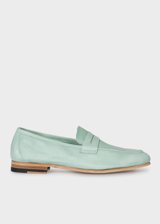 paul smith glynn leather penny loafers