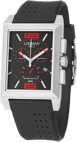 Locman Men's Sport Black Dial Watch - 242BKRD1BK