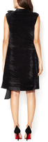 Thumbnail for your product : Giorgio Armani Velvet Asymmetrical Printed Front Dress