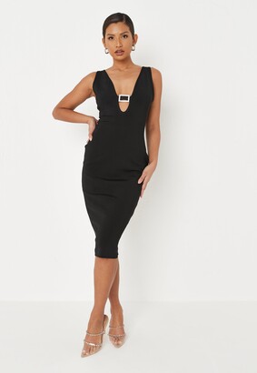missguided bandage midi dress