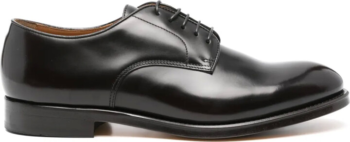 Doucal's Lace-Up Leather Derby Shoes
