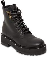 Thumbnail for your product : Fendi 50mm Freedom Grained Leather Boots