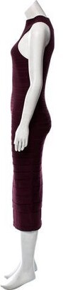 Cushnie et Ochs Sleeveless Bandage Dress Violet