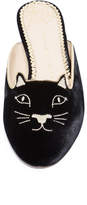 Thumbnail for your product : Charlotte Olympia Kitty Slippers