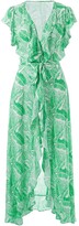 Thumbnail for your product : Melissa Odabash Bria Ruffle Front Midi Dress