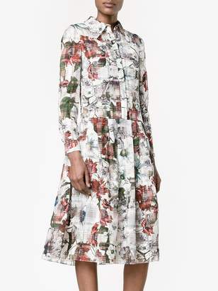 Erdem floral printed shirt dress