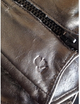 Thumbnail for your product : Karl Lagerfeld Paris Silver Leather Gloves