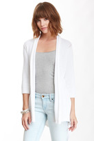 Thumbnail for your product : Autumn Cashmere Draped Pointelle Knit Open Cardigan