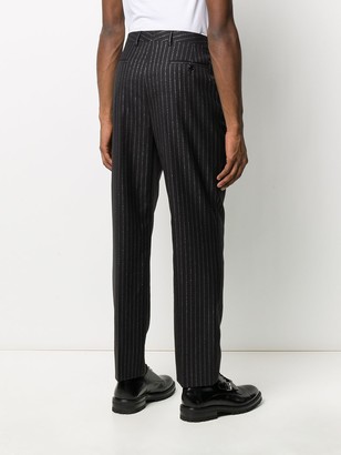 Saint Laurent Metallic Stripes Tailored Trousers