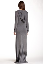 Thumbnail for your product : L'Agence Cowl Neck Hooded Maxi Dress