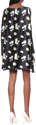BERNADETTE Judy floral stretch-silk minidress