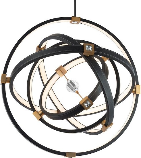 Schonbek Beyond Atomic LED Pendant Light in Black