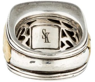 Scott Kay Two-Tone Diamond Woven Ring