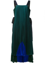 Thumbnail for your product : Fendi colour-block pleated dress