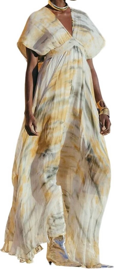 Mes Demoiselles Ines Dress In Khaki Ocre