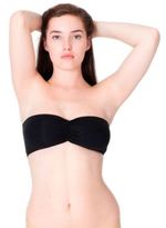 Thumbnail for your product : American Apparel RSA8341EB1 Cotton Spandex Ruched Front Tube Bra