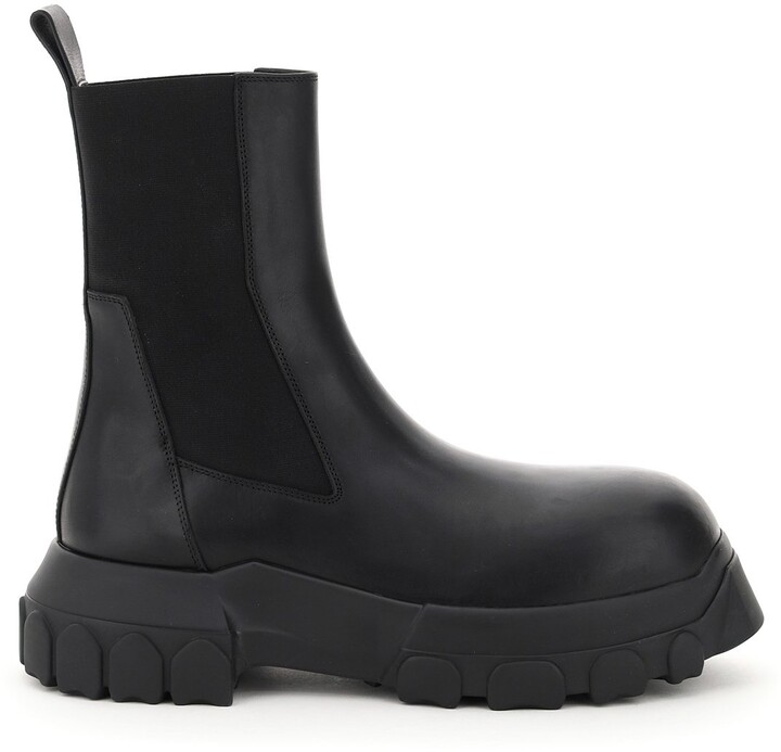 Rick Owens bozo tractor beatle boots - ShopStyle