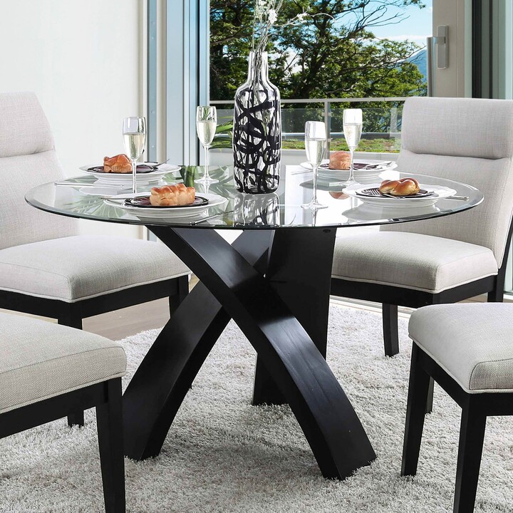 Round Glass Dining Table The, Round Glass Dining Table Sets Clearance
