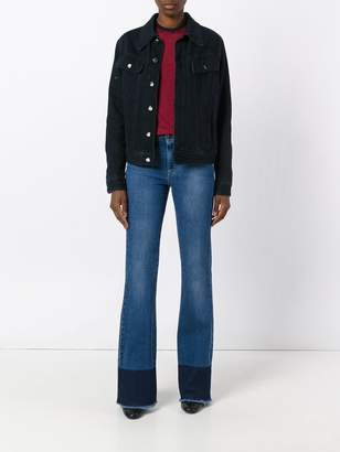 RED Valentino frayed bootcut jeans