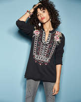 Thumbnail for your product : Johnny Was Issoria Embroidered French Terry Sweatshirt