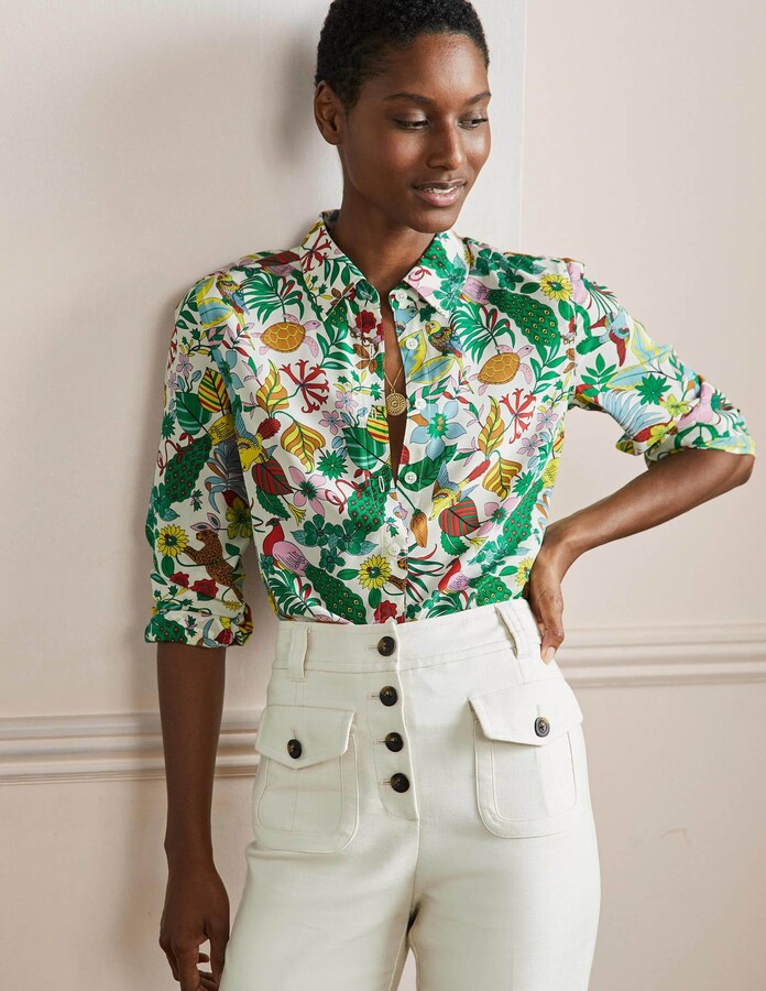 boden satin shirt