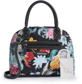 Stone & Co. Plugged-In Floral Domed Satchel