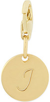Thumbnail for your product : Anna Lou Gold plated small j disk charm