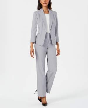 Le Suit Single-Button Pantsuit