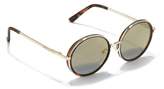 Thumbnail for your product : Vince Camuto Frosted-detail Round Sunglasses