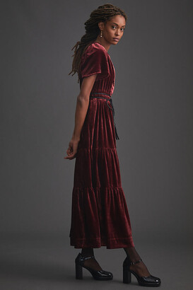 Anthropologie Somerset Velvet Maxi Dress - ShopStyle