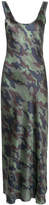 Thumbnail for your product : Nili Lotan camouflage print maxi dress