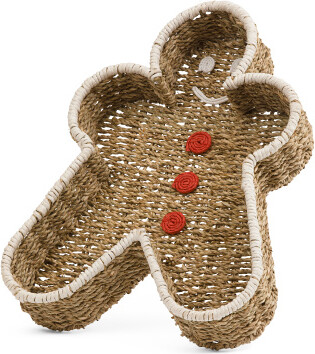 TJMAXX Seagrass Gingerbread Tray