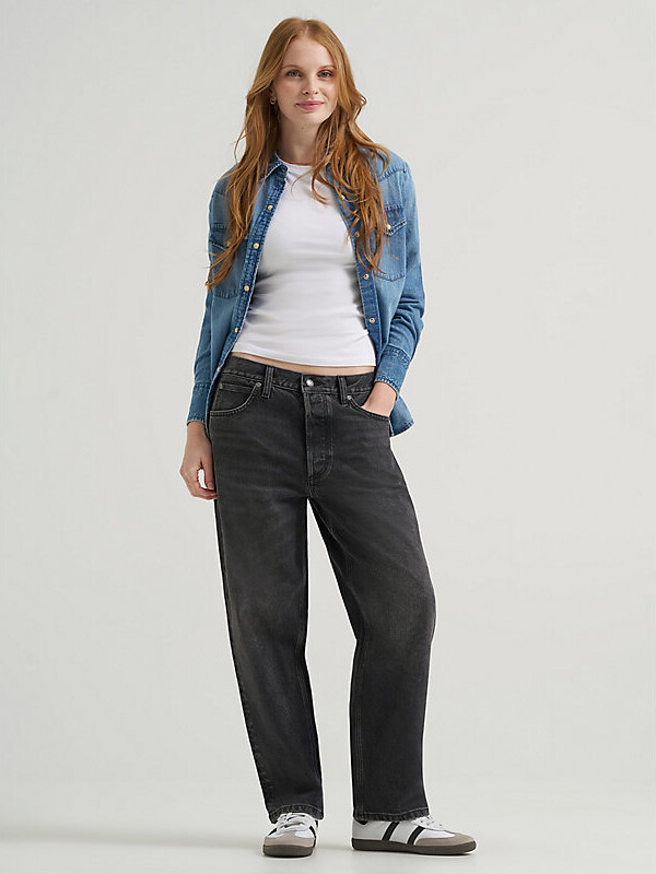 Lee Womens Low Slung Slouch Jeans