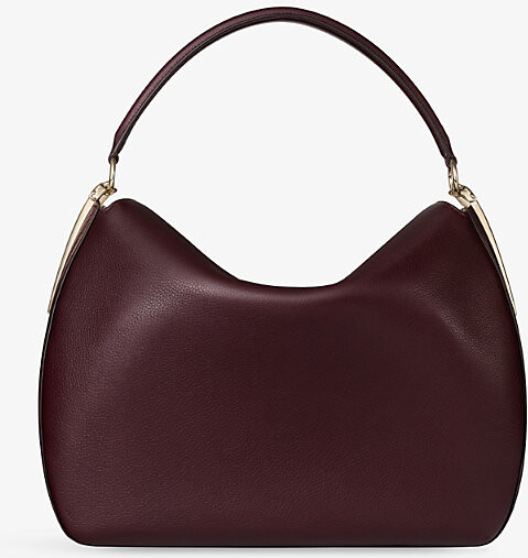 Cartier Womens Grape Panthère Double De Medium Leather Hobo Bag 1 Size